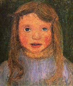 Head Of A Little Girl (elsbeth) — Paula Modersohn-becker