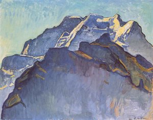Jungfrau Massif And Schwarzmonch — Ferdinand Hodler