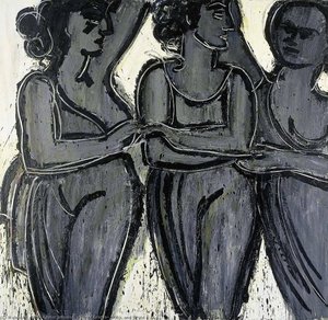 Three Graces, Black And White — Lester F. Johnson