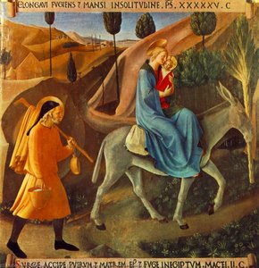 Flight To Egypt (from The Paintings For The Armadio Degli Ar — Fra Angelico