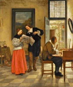 A Duet — George Adolphus Storey, Dutch Golden Age Realism