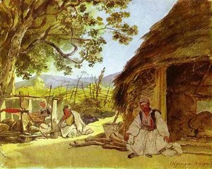 Greek Morning In Myraca — Karl Pavlovich Brulloff, Romanticism