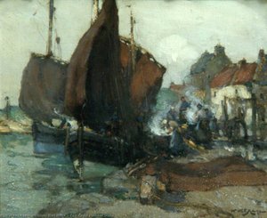 East Coast Harbour Scene