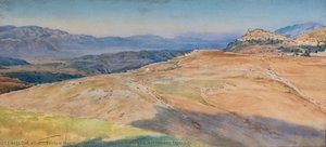 Olevano Romano From The Arcinazzo Uplands — Enrico Nardi