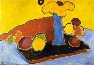 Yellow Sound (also Known As Still Life With Tray) — Alexej Von Jawlensky