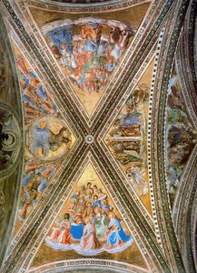 Jesucristo Juez, Rodeado De Ángeles Y De Dieciséis Profetas — Фра Анђело, Renaissance Humanism