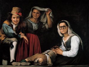 Four Figures On A Step — Bartolomé Esteban Murillo