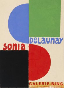 Poster For Galerie Bing, Paris — Sonja Delone