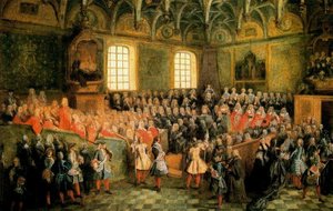The Seat Of Justice In The Parlement Of Paris — Nicolas Lancret