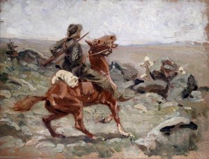 An Ambush, Boer War — William Barns Wollen
