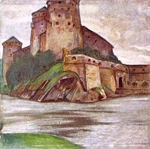 Savonlinna. Olavinlinna. — Nicholas Roerich