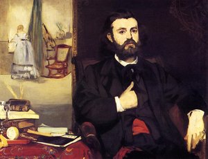 Portrait Of Zacharie Astruc — Едуар Мане, Impressionism