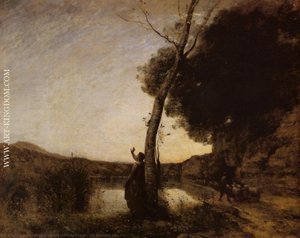 The Evening Star — Jean-baptiste-camille Corot, Contemporary Realism