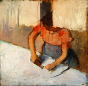 La Lavandera Planchando (la Blanchisseuse Repassant) — Hilaire-germain-edgar Degas