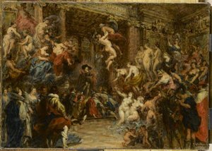 A La Gloire De Rubens — Louis Beroud, Baroque