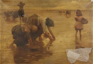 Cockle Gatherers — Arthur Hacker