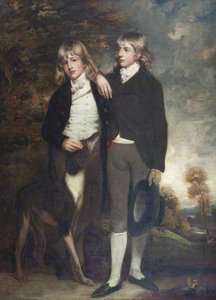 The Honourable John Cust (1779–1853), Later 1st Earl Brownlow, Gch, Frs, Mp, And His Brother The Honourable And Later Reverend Henry Cockayne Cust (1780–1861) — John Hoppner