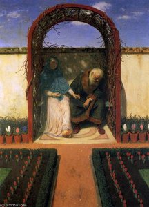 In The Garden Sun — Arnold Böcklin