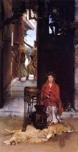 The Way To The Temple — Lourens Alma Tadema