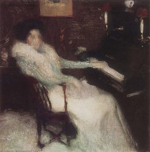 Lady by Piano