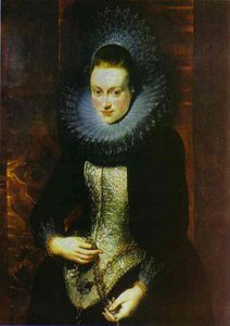 Portrait Of A Lady With A Rosary — Peter Paul Rubens