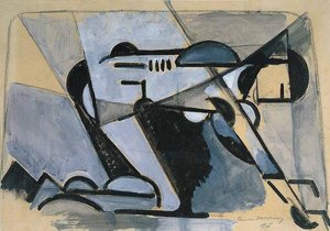 Kneeling Nude — Theo Van Doesburg