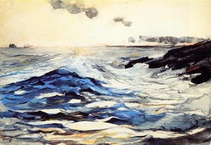 Sonnenuntergang, Prout's Neck — Winslow Homer, Winslow Homer