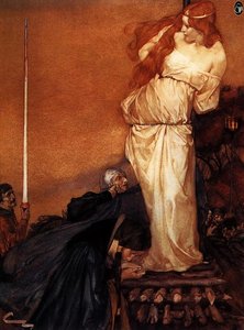 Guinevere Rescued By Lancelot — Edward Coley Burne-jones