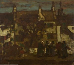 Evening At An Old Scotch Village