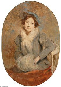 Désirée Manfred With A Muff — Jacques-émile Blanche