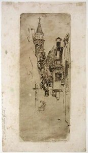 A Narrow Street — Frank Duveneck