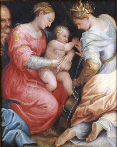 Mystic Marriage Of Saint Catherine Of Alexandria — Prospero Fontana