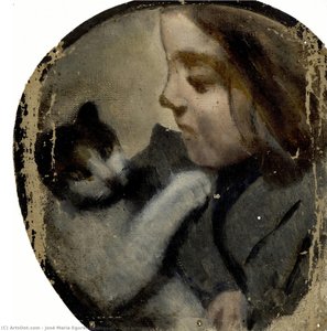 [Girl with cat]