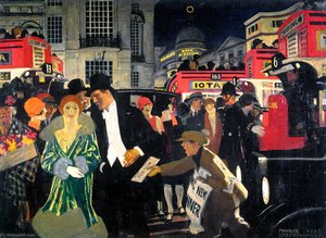 London Piccadilly (London, Midland and Scottish Railway poster artwork)
