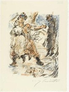 Aline Falls Into The Hands Of Corsairs (aline Fällt In Die Hand Der Korsaren) From The Queen Of Golconda (die Königin Von Golkonde) — Lovis Corinth