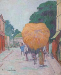 La Porte D'asnières. Le Char De Foin — Émile Bernard