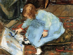 Lies, The Artist's Daughter, Painting — Pieter Florentius Nicolaas Jacobus Arntzenius