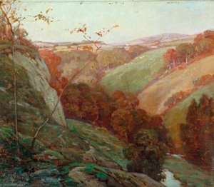 A Devon Valley — Benjamin Haughton