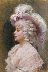 An Elegant Lady — Raimundo De Madrazo Y Garreta