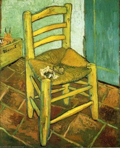 Van Gogh's Chair — Vincent Willem Van Gogh, Post-impressionism