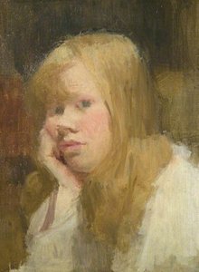 Head Of A Girl — Victor Pasmore