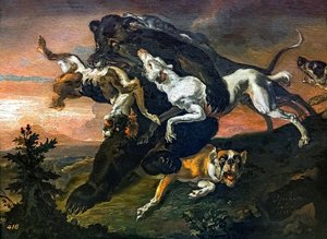 Bear Hunting — Abraham Danielsz Hondius
