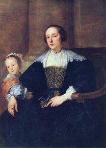 The Wife And Daughter Of Colyn De Nole — Sir Anthony Van Dyck