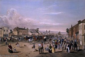 Departure Of Captain Sturt — George French Angas