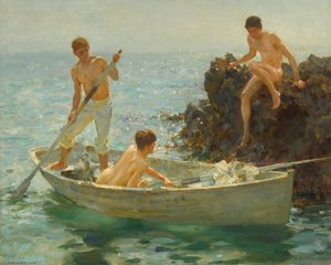 The Bathing Cove — Henry Scott Tuke