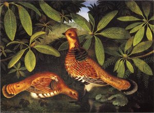Two Ruffed Grouse — Rubens Peale