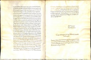 True Genealogy of the Most Ancient Boncompagni Family of Bologna etc.: pages 24-25