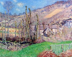 Winterlandschaft Im Val De Falaise — Claude Monet, Impressionism