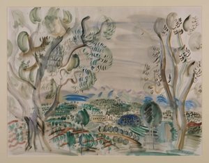Olive Trees By The Golfe Juan — Raoul Dufy