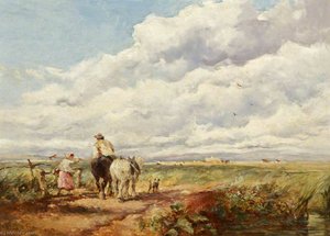 Landscape With Haymakers — David Cox The Elder